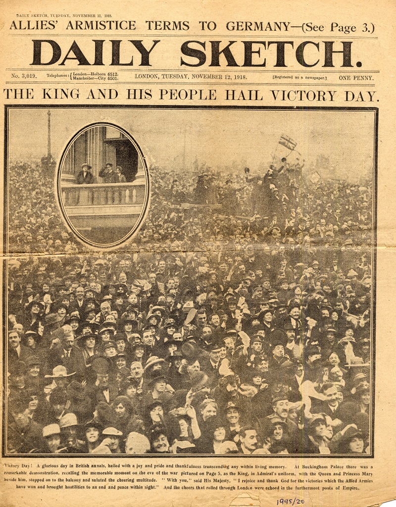 LEEDM.E.2018.0054.0135: Daily Sketch, Tuesday November 12 1918