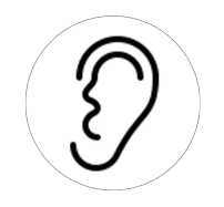 A ear symbol