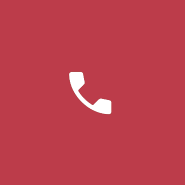 a phone icon on a red background