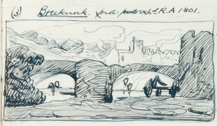 Kitson's sketch of Brecknock