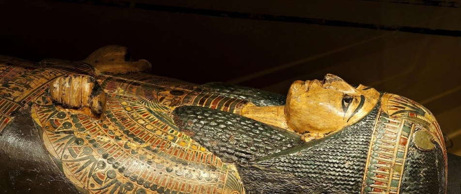 Egyptian sarcophagus of Nesyamun