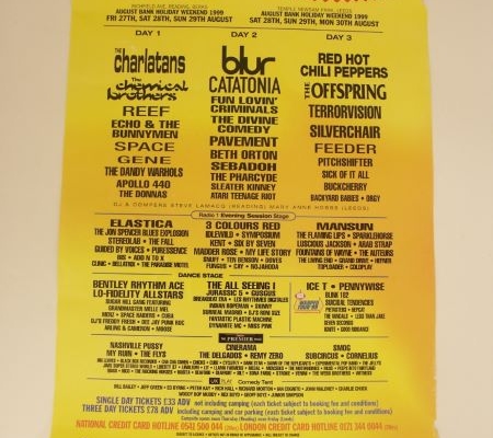 First Leeds Festival in 1999