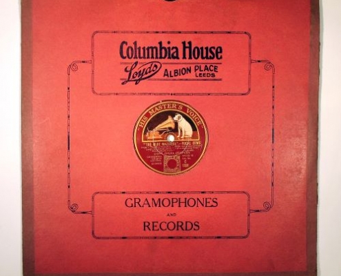 A record with a red cover from Lloyds of Albion Place.
