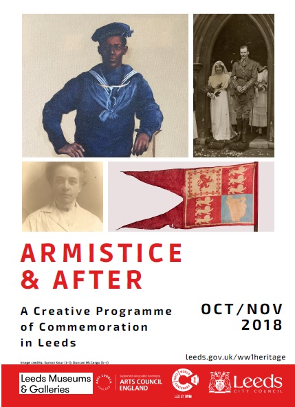 A flyer for the armistice and after programme.