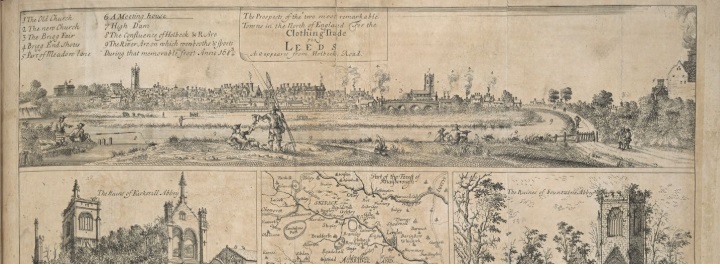 A view of Leeds as seen in 1685.