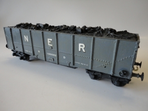 A model of a train model.