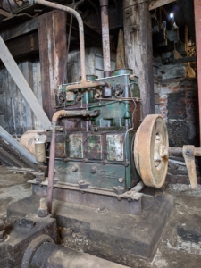 A petter engine at Thwaite Watermill