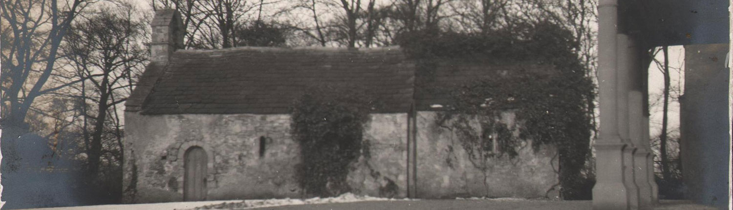 Lotherton chapel, photo taken c.1903