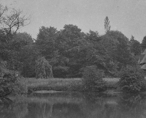 The lake at Parlington estate which mysteriously disappeared