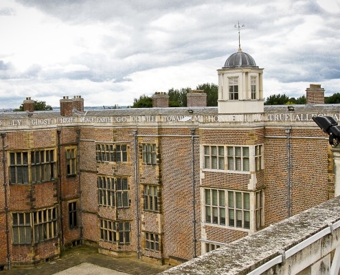 View from the roof of Temple Newsam House