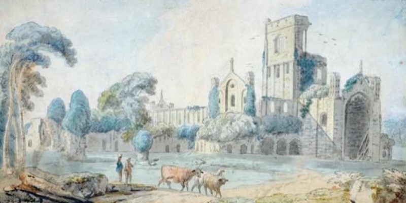 painting of kirkstall abbey