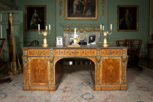 ornate writing desk