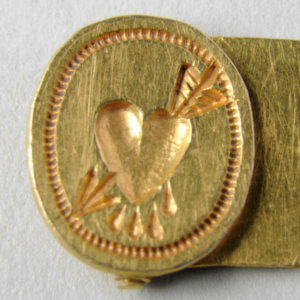 a golden love token